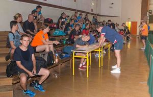 10 juillet - lancement du 1er tournoi d'été (table de marque et animation  : Dominique Wozniak, Sylvain Barbu, Gilles Baldassari)