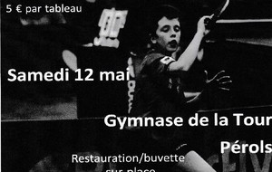 Tournoi de Pérols : 12 Mai 2018