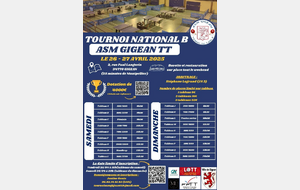 Tournoi National B de Gigean