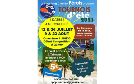 Les tournois d'été sont de retour !